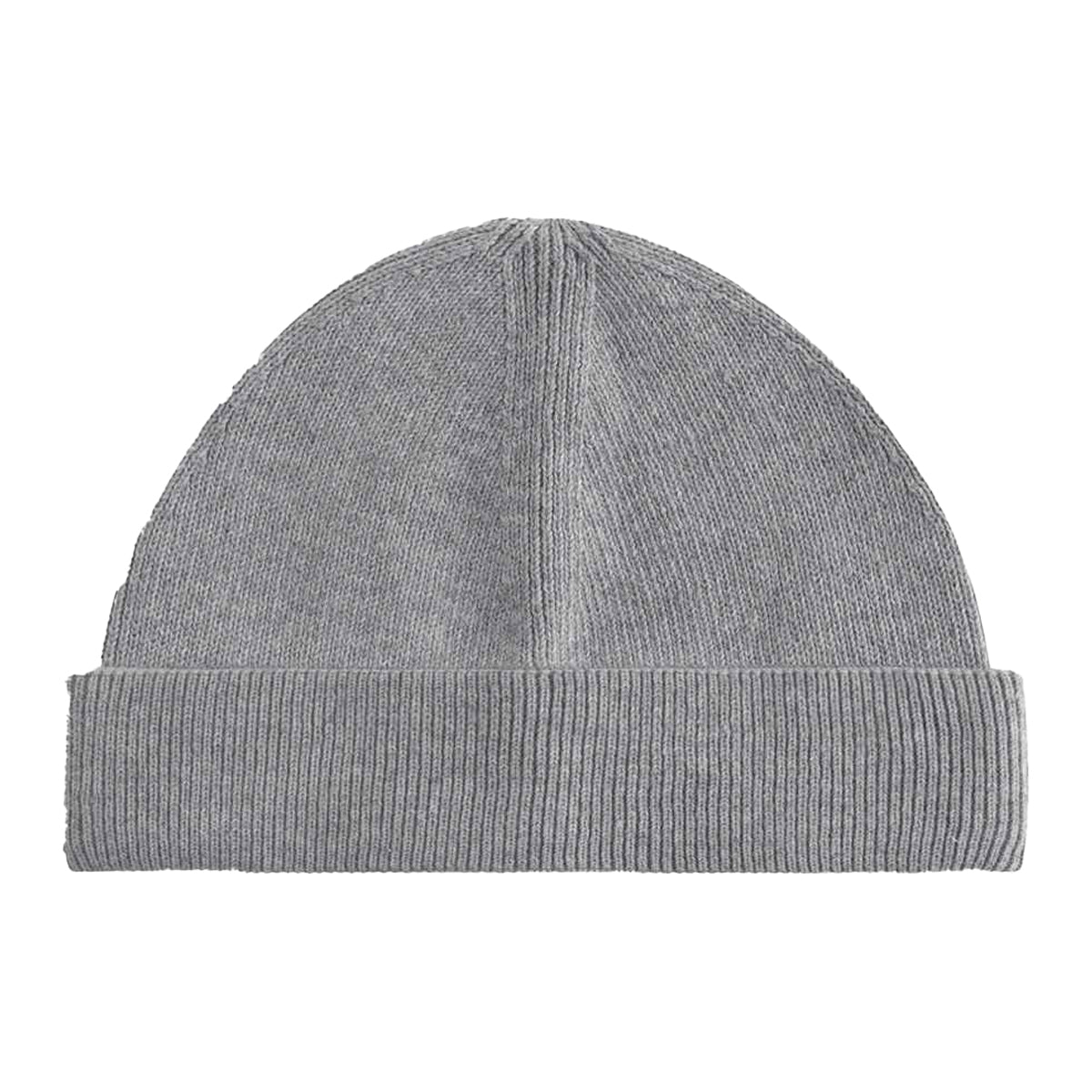 Ash - Front - Beechfield Unisex Adult Organic Cotton Beanie