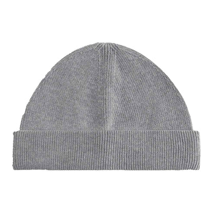 Ash - Front - Beechfield Unisex Adult Organic Cotton Beanie
