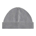 Ash - Front - Beechfield Unisex Adult Organic Cotton Beanie
