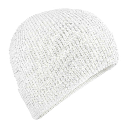 White - Front - Beechfield Unisex Adult Streetlite Reflective Beanie