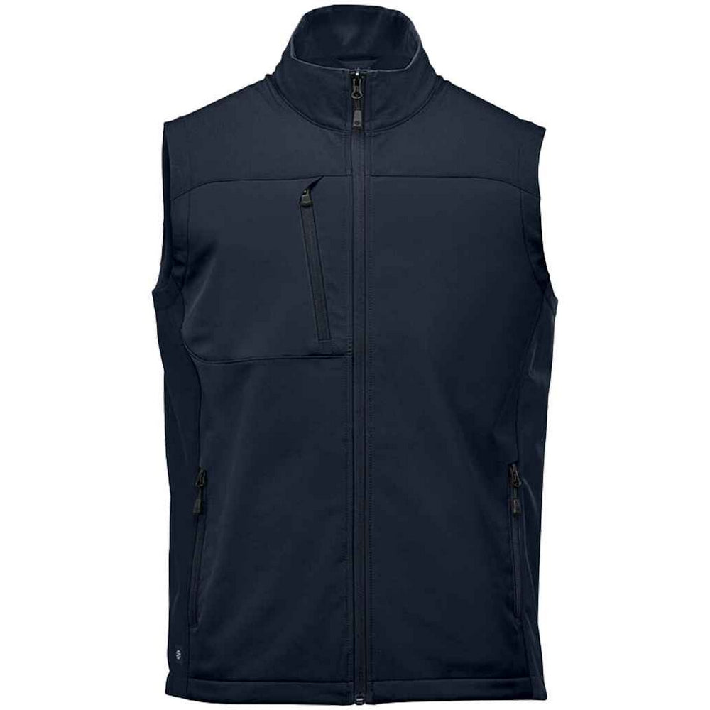 Navy - Front - Stormtech Mens Cascades Softshell Body Warmer