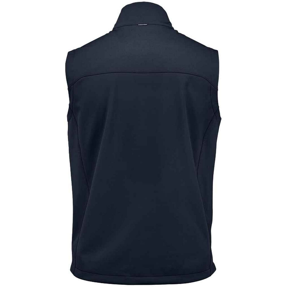 Navy - Back - Stormtech Mens Cascades Softshell Body Warmer