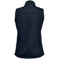Navy - Back - Stormtech Womens-Ladies Cascades Softshell Body Warmer