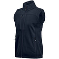 Navy - Lifestyle - Stormtech Womens-Ladies Cascades Softshell Body Warmer