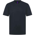 Navy - Front - Henbury Unisex Adult CoolPlus Moisture Wicking T-Shirt