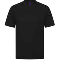 Black - Front - Henbury Unisex Adult CoolPlus Moisture Wicking T-Shirt