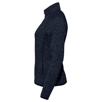 Navy Heather - Side - Stormtech Womens-Ladies Yosemite Full Zip Fleece Jacket