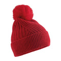 Classic Red - Front - Beechfield Womens-Ladies Snow Luxe Beanie