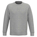Moon Grey Heather - Front - Native Spirit Unisex Adult Crew Neck Sweatshirt