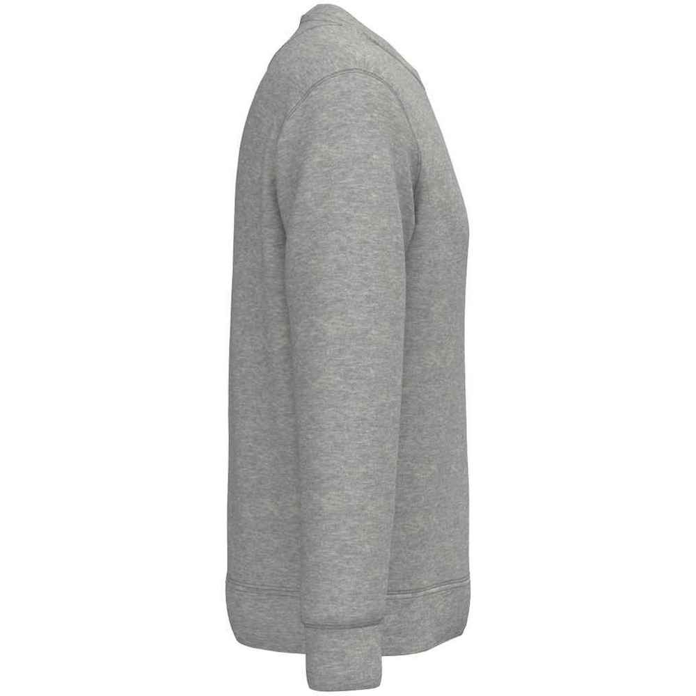 Moon Grey Heather - Side - Native Spirit Unisex Adult Crew Neck Sweatshirt