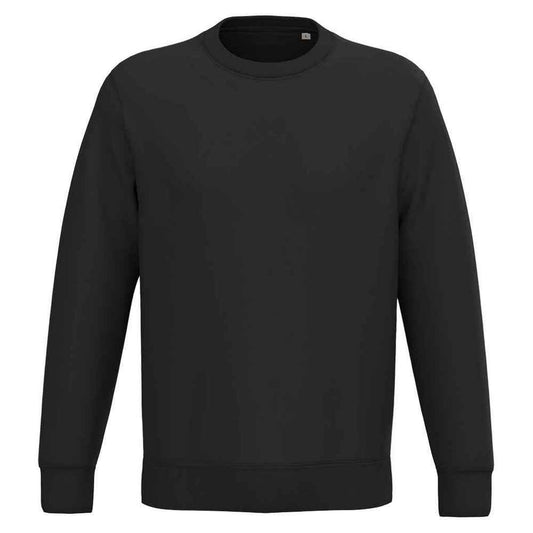 Black - Front - Native Spirit Unisex Adult Crew Neck Sweatshirt