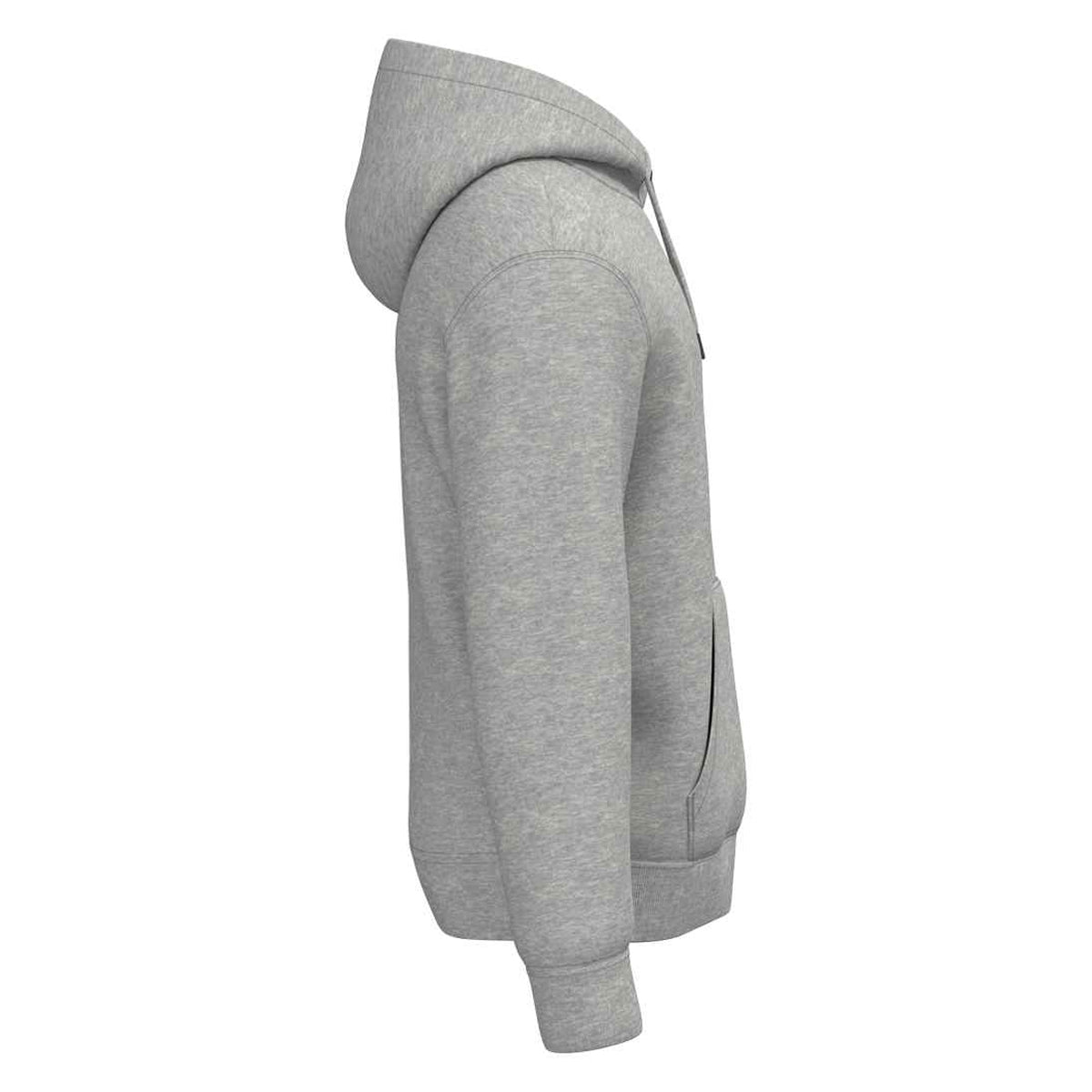 Moon Grey Heather - Side - Native Spirit Unisex Adult Hoodie