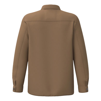 Washed Dark Camel - Back - Native Spirit Mens Washed Work Jacket