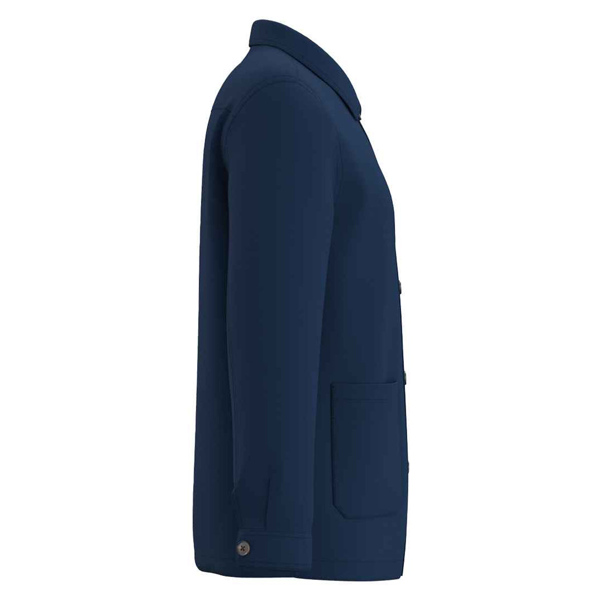 Washed Indigo - Side - Native Spirit Mens Washed Work Jacket