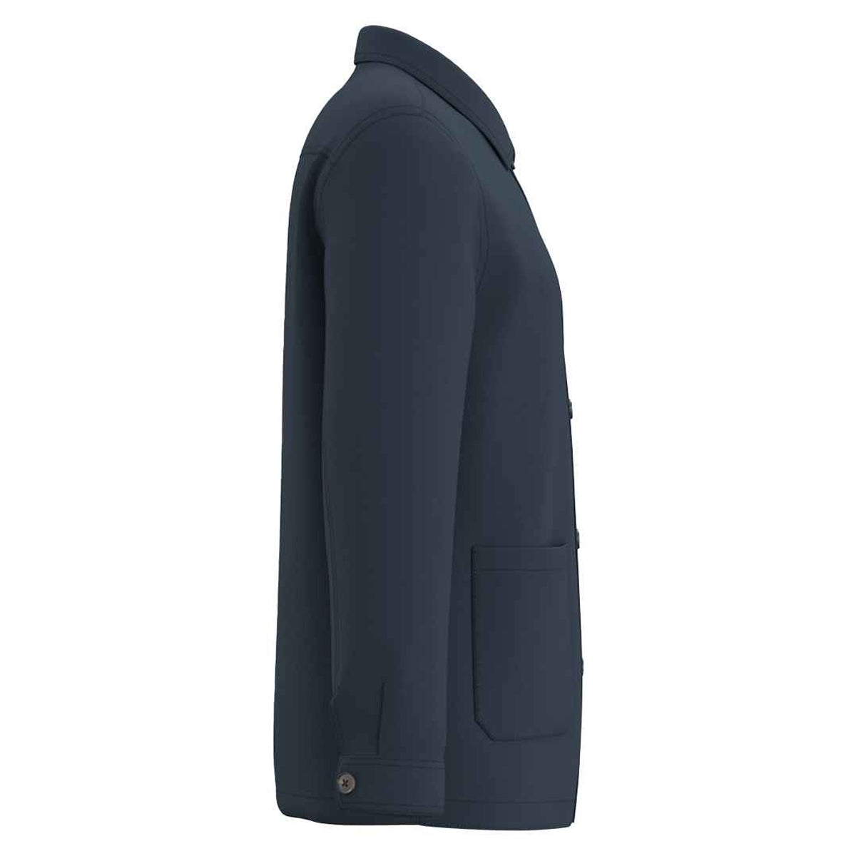 Washed Navy - Side - Native Spirit Mens Washed Work Jacket