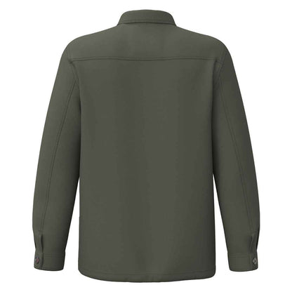 Washed Organic Khaki - Back - Native Spirit Mens Washed Work Jacket