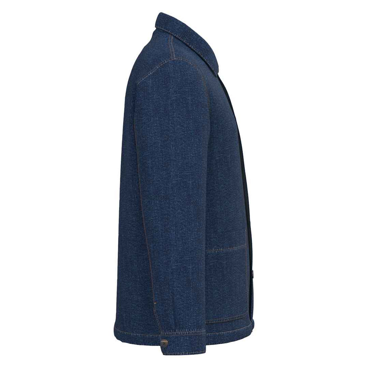 Denim - Side - Native Spirit Unisex Adult Drop Shoulder Denim Jacket