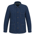 Denim - Front - Native Spirit Unisex Adult Drop Shoulder Denim Jacket