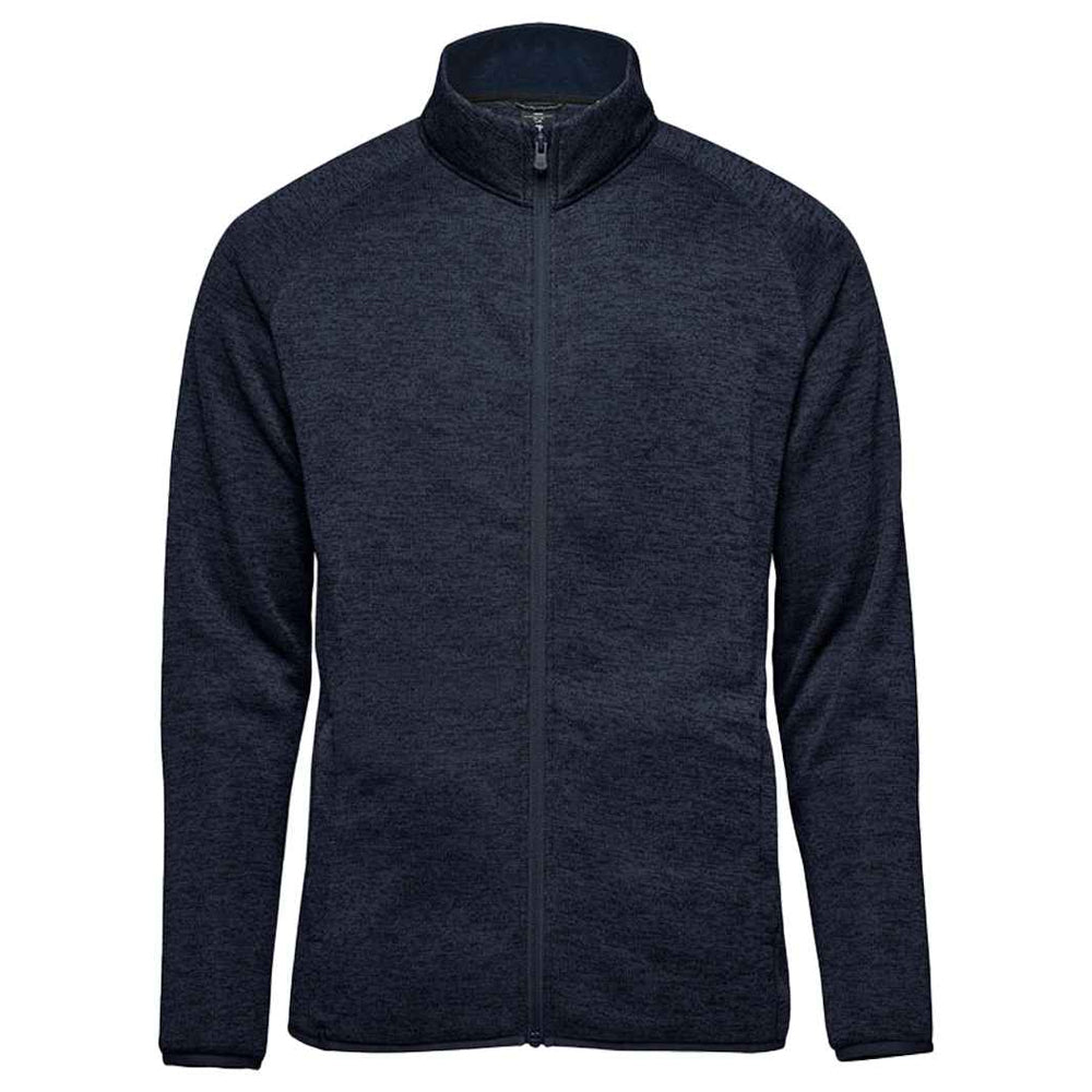 Navy Heather - Front - Stormtech Mens Full Zip Fleece Jacket