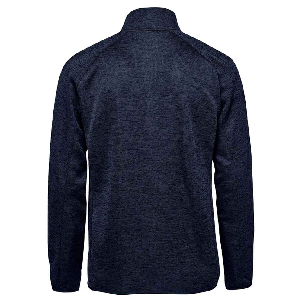 Navy Heather - Back - Stormtech Mens Full Zip Fleece Jacket