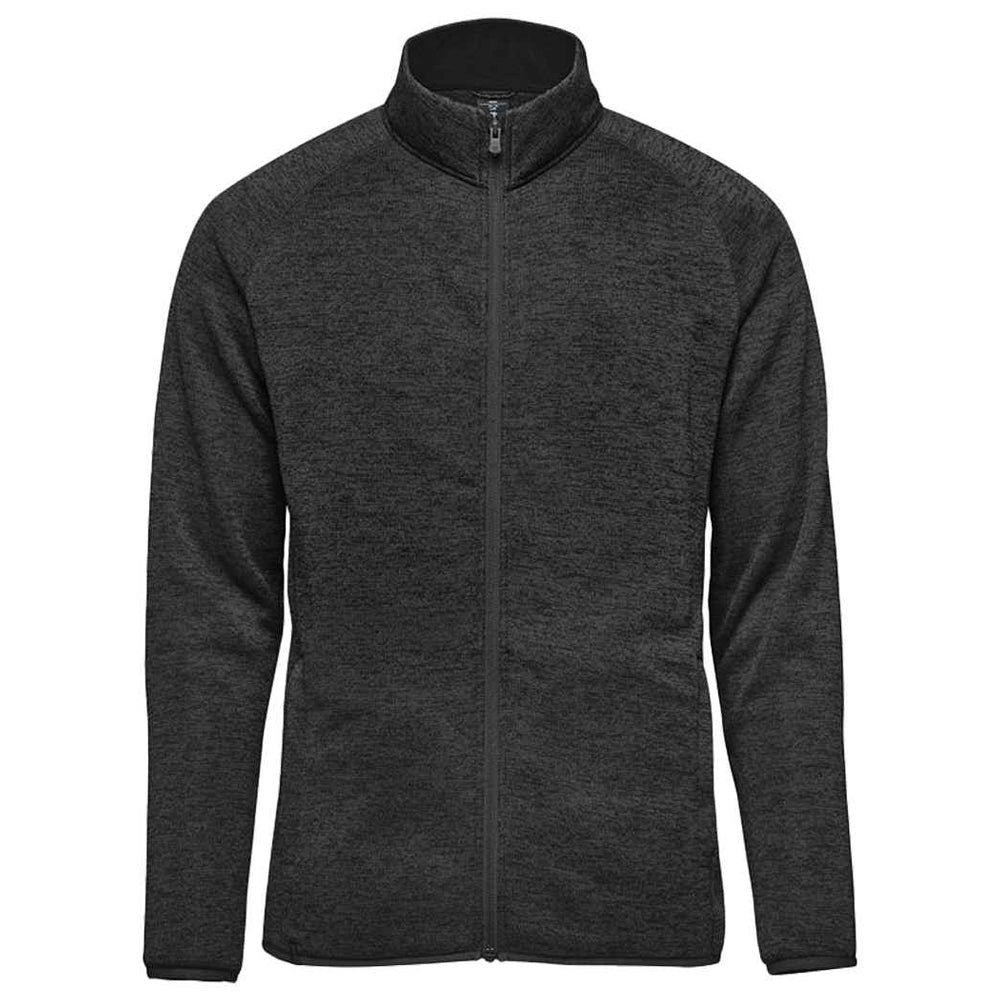 Black Heather - Front - Stormtech Mens Full Zip Fleece Jacket
