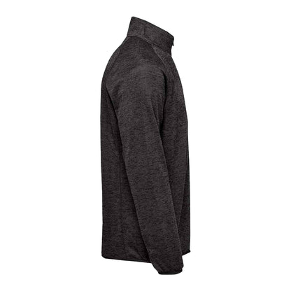 Black Heather - Side - Stormtech Mens Yosemite Half Zip Fleece Top