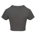 Platinum Grey - Back - Awdis Womens-Ladies Recycled Crop T-Shirt