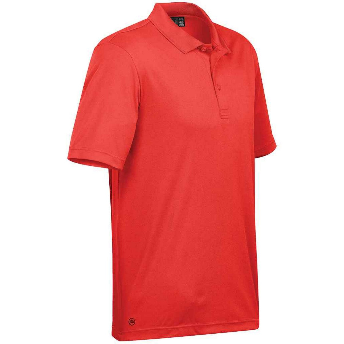 Bright Red - Side - Stormtech Mens Eclipse H2X-DRY Polo Shirt