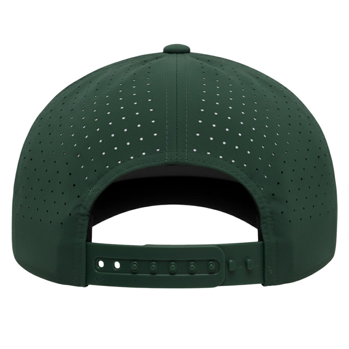 Dark Green - Back - Flexfit Delta Snapback Trucker Cap