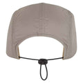Khaki - Back - Flexfit Jockey Elastic Baseball Cap