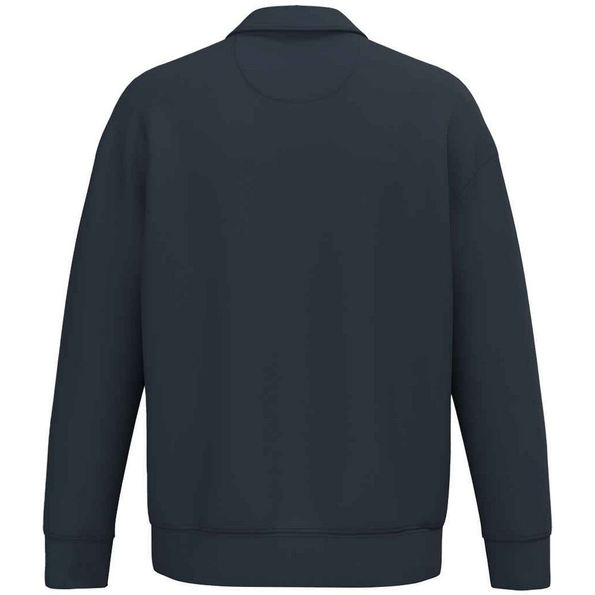 Navy - Back - Native Spirit Unisex Adult Quarter Zip Sweatshirt