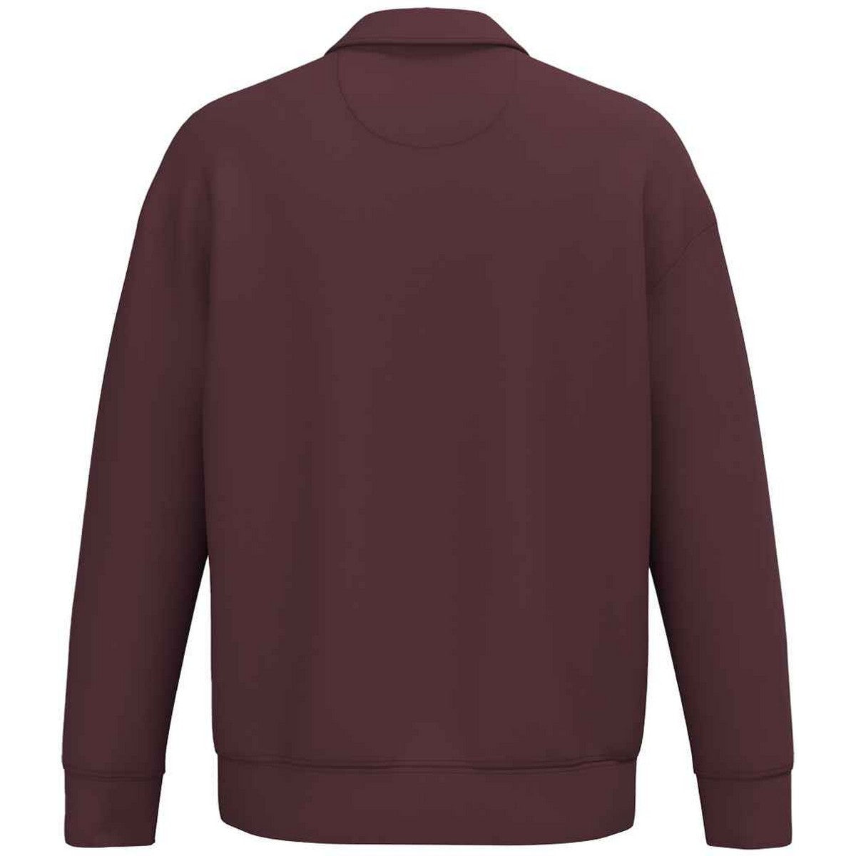 Dark Cherry - Back - Native Spirit Unisex Adult Quarter Zip Sweatshirt
