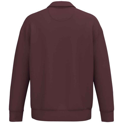 Dark Cherry - Back - Native Spirit Unisex Adult Quarter Zip Sweatshirt