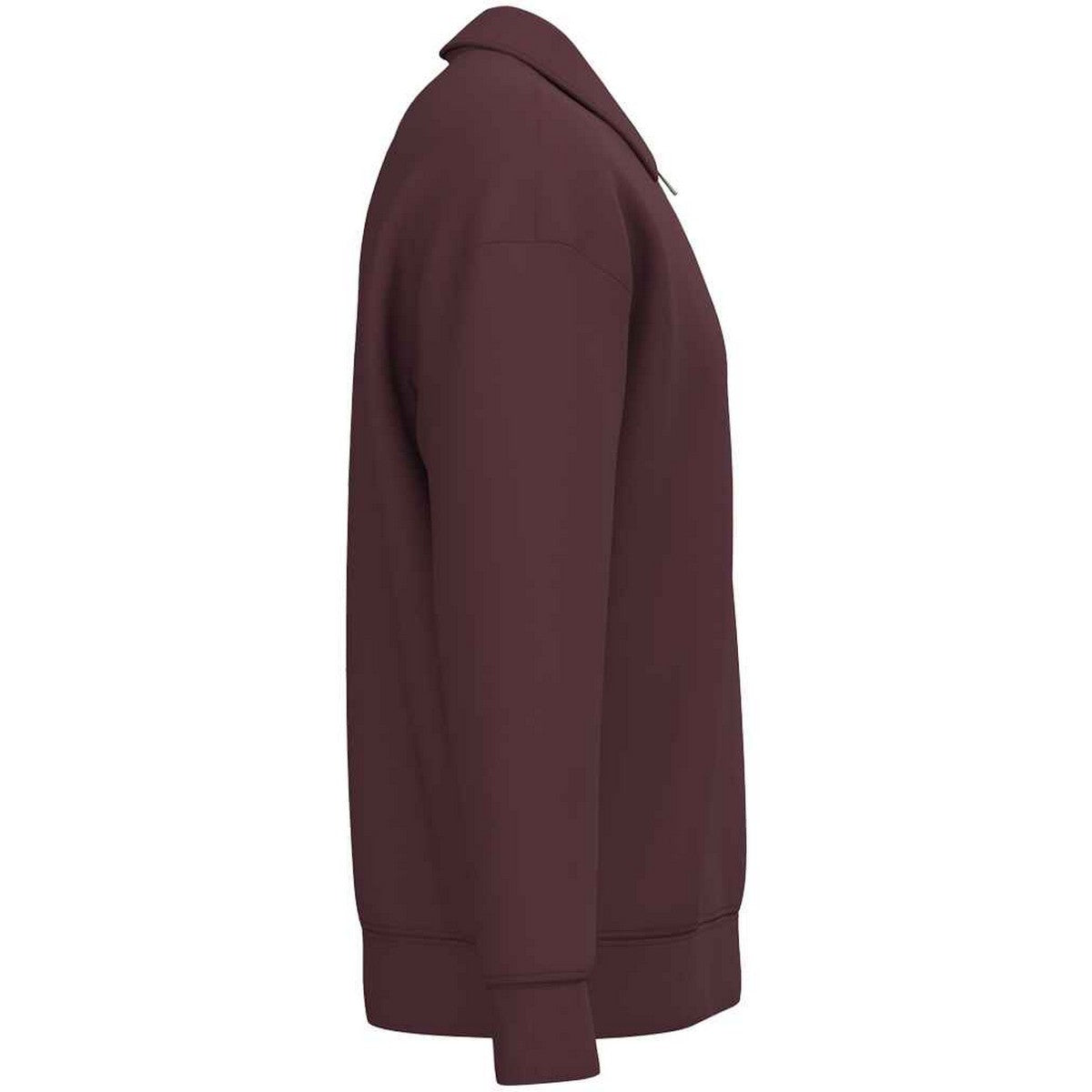 Dark Cherry - Side - Native Spirit Unisex Adult Quarter Zip Sweatshirt