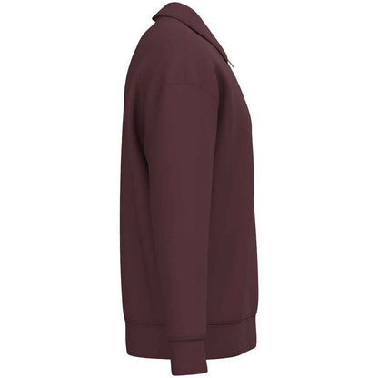 Dark Cherry - Side - Native Spirit Unisex Adult Quarter Zip Sweatshirt