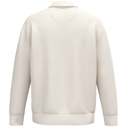 Ivory - Back - Native Spirit Unisex Adult Quarter Zip Sweatshirt