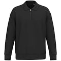 Black - Front - Native Spirit Unisex Adult Quarter Zip Sweatshirt