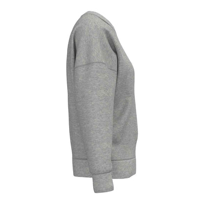 Moon Grey Heather - Side - Native Spirit Womens-Ladies Crew Neck Sweatshirt