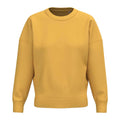 Sun Yellow - Front - Native Spirit Womens-Ladies Crew Neck Sweatshirt