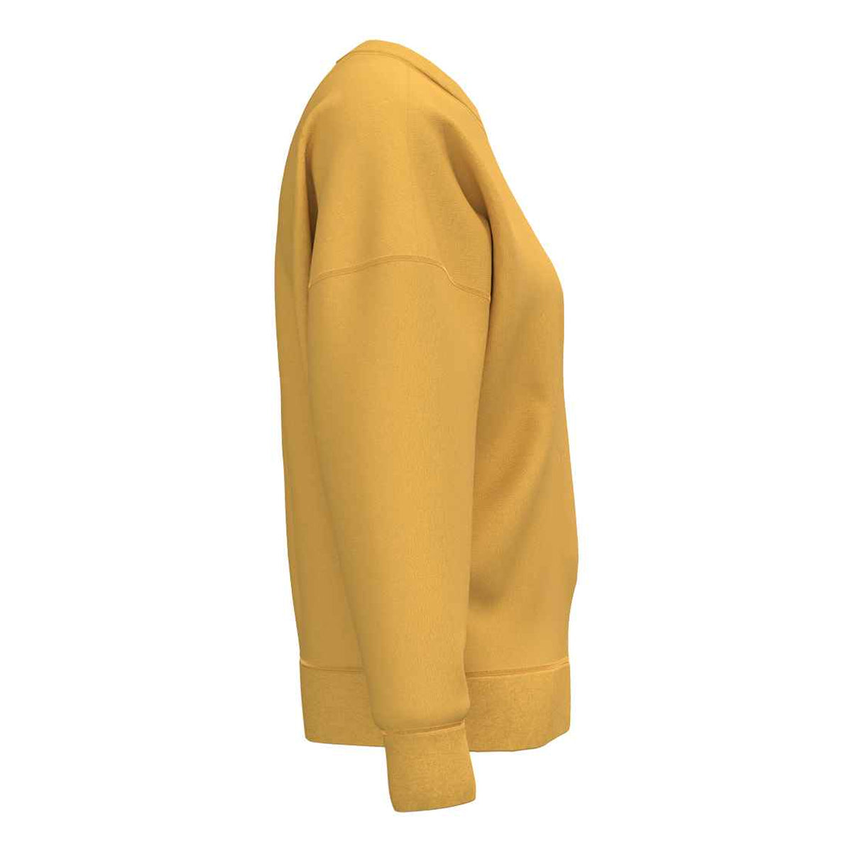 Sun Yellow - Side - Native Spirit Womens-Ladies Crew Neck Sweatshirt