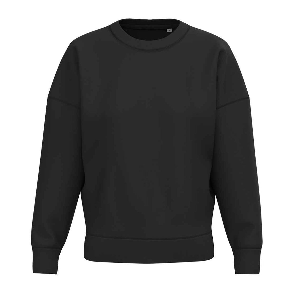 Black - Front - Native Spirit Womens-Ladies Crew Neck Sweatshirt