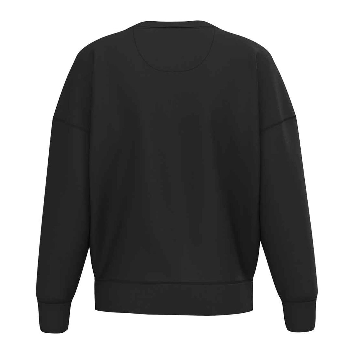 Black - Back - Native Spirit Womens-Ladies Crew Neck Sweatshirt