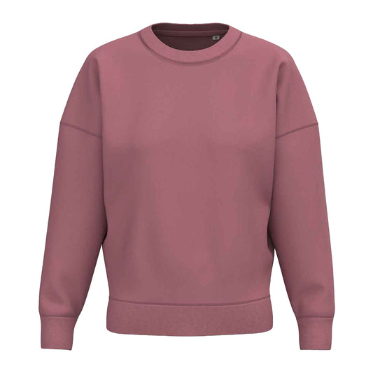 Antique Rose - Front - Native Spirit Womens-Ladies Crew Neck Sweatshirt