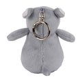 Grey - Back - Mumbles Hippo Keyring