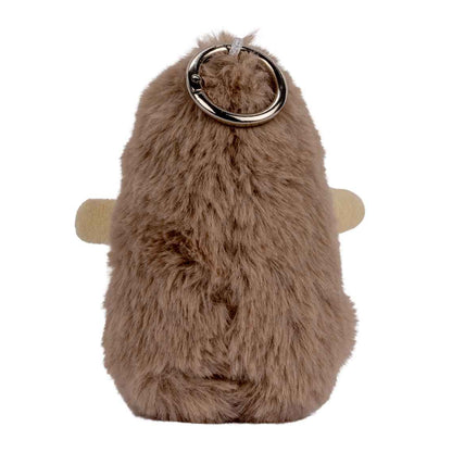 Light Brown - Back - Mumbles Hedgehog Keyring