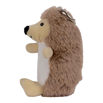 Light Brown - Side - Mumbles Hedgehog Keyring