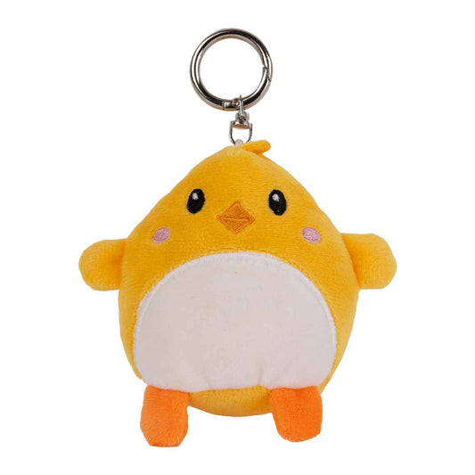 Yellow - Front - Mumbles Chick Keyring