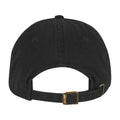 Black - Back - Flexfit Garment Washed Low Profile Baseball Cap