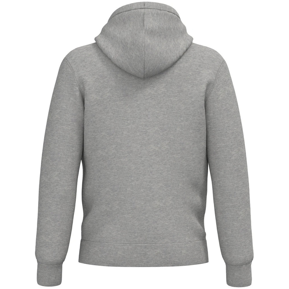 Moon Grey Heather - Back - Native Spirit Unisex Adult Sherpa Lined Full Zip Jacket