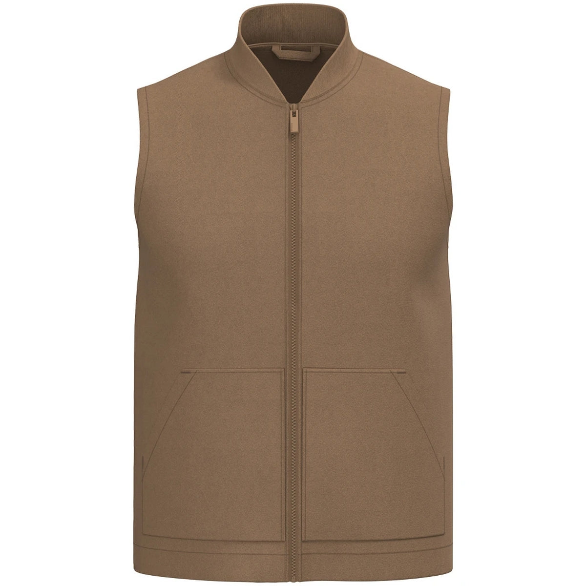 Dark Camel - Front - Native Spirit Unisex Adult Twill Body Warmer